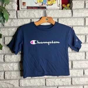 Champion Cropped Tee Shirt Crop Top